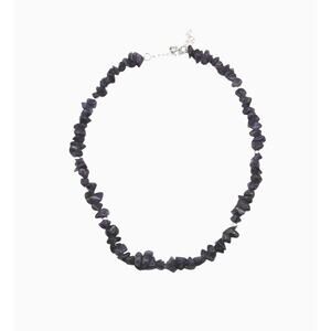 Vintage Polished Amethyst Nugget 14" Necklace